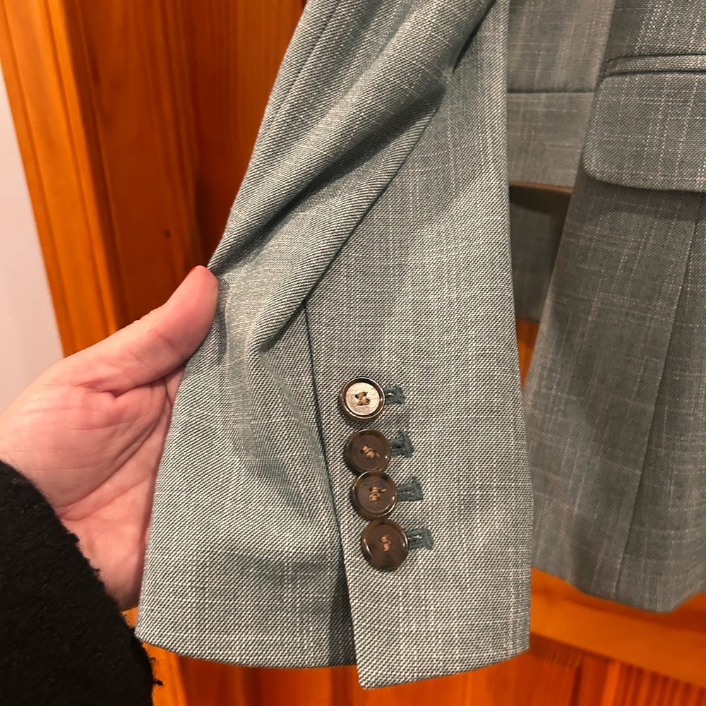 Ann Taylor Green Suit - Picture 4 of 9